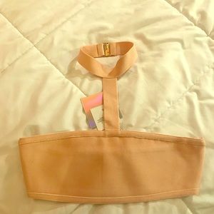 NWT Missguided choker bikini top